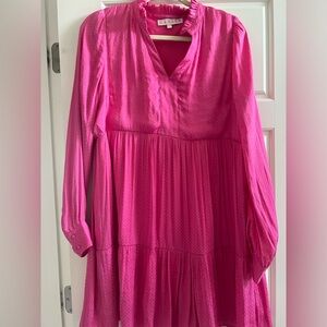 Karlie Pink Midi Dress